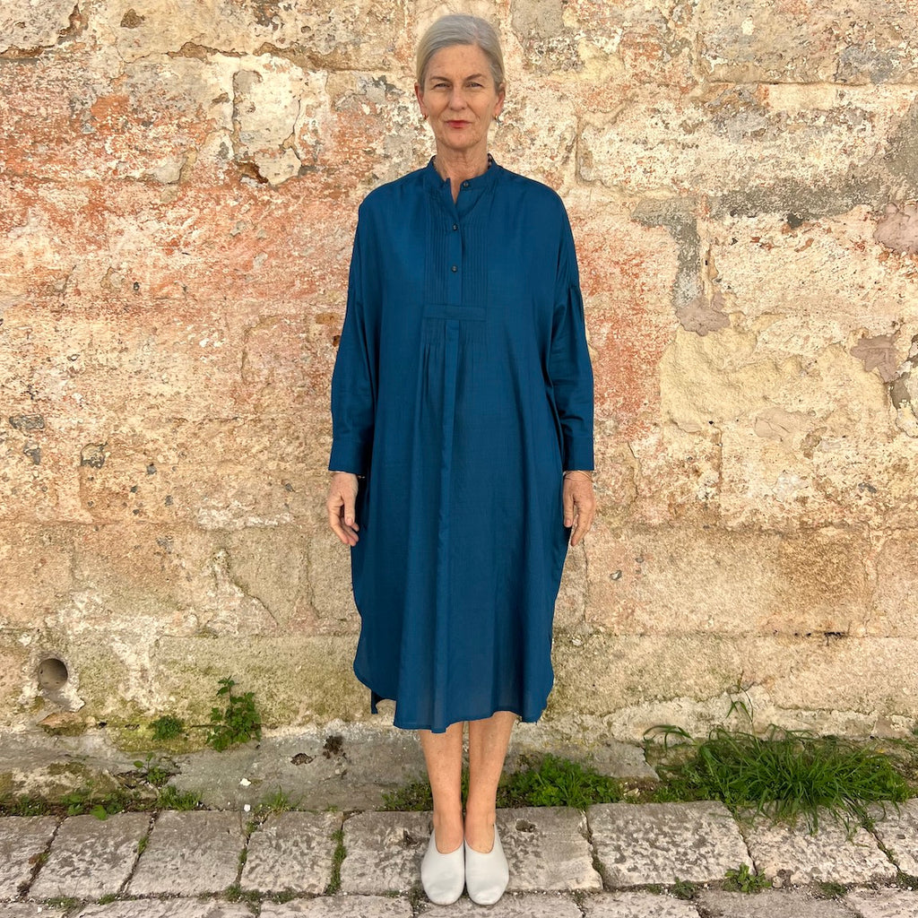 Runaway Bicycle Silk Dress 07