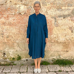 Runaway Bicycle Silk Dress 07