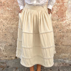Runaway Bicycle Cotton Corded Skirt