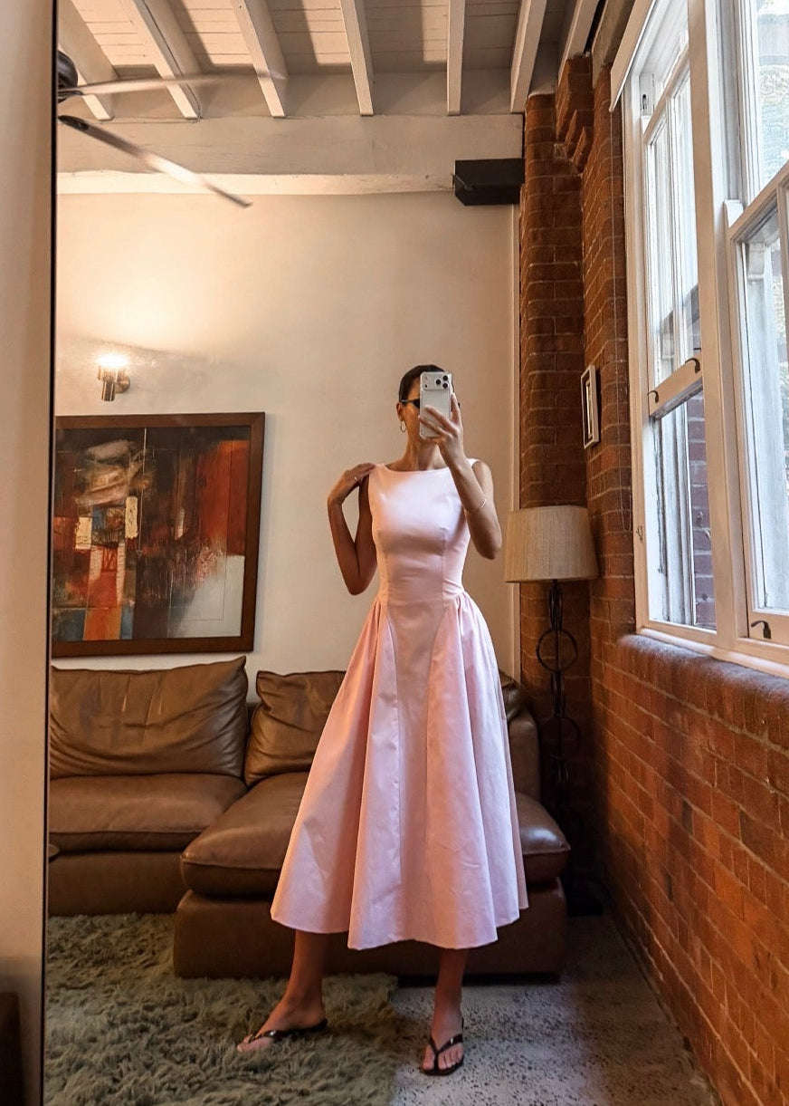 Jacqueline Dress - Ballet Pink
