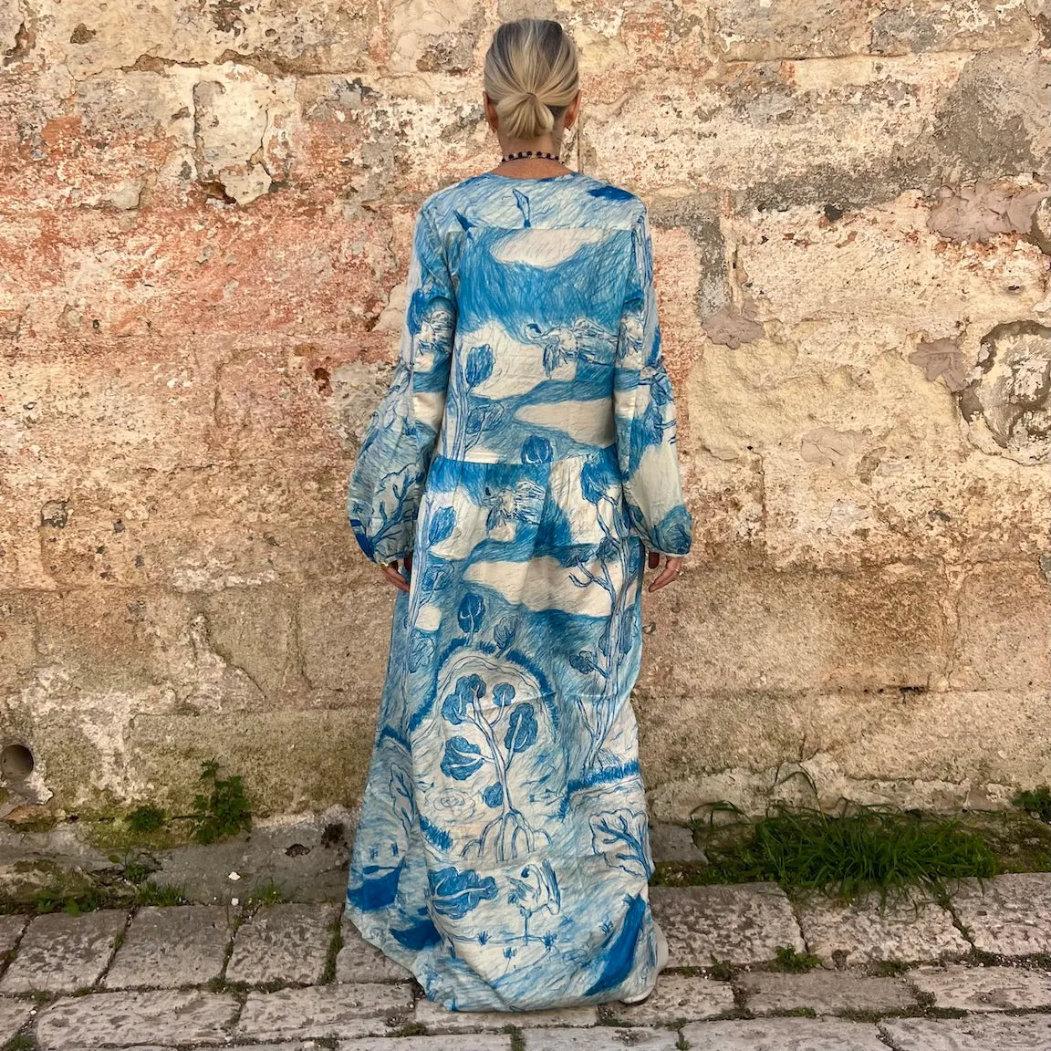 Antonella Silk Oversized Dress by Runaway Bicycle for