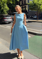 Jacqueline Dress - Sky