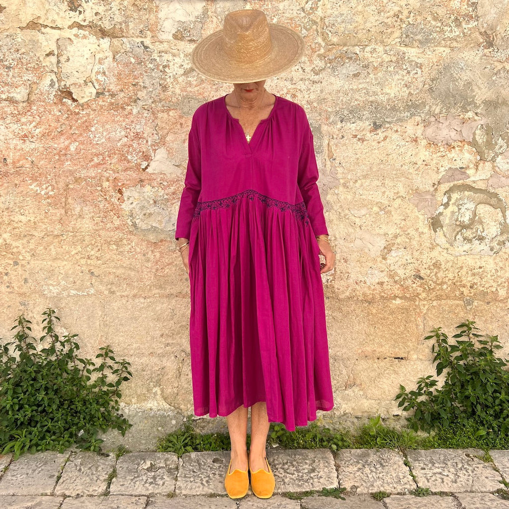 Runaway Bicycle Ana Embroidered Dress