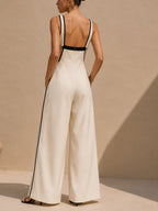 French Effortless Sleeveless Jumpsuit