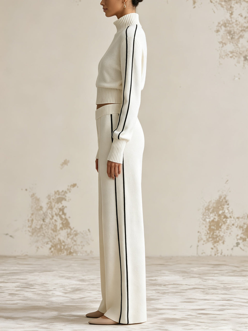 Women's Premium Minimalist Knit Two-Piece Set