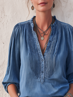 Bohemian Denim Top