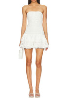 Rosé Dress - White