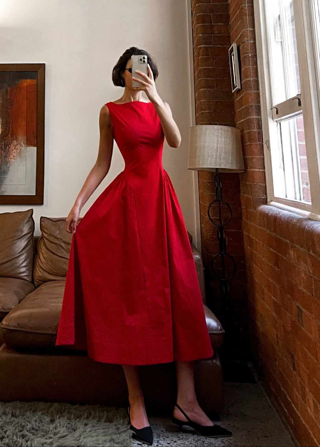 Jacqueline Dress - Red