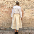 Runaway Bicycle Cotton Corded Skirt
