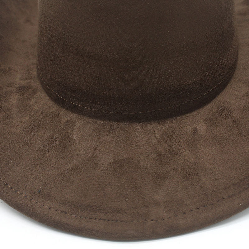Unisex Vintage Western Cowboy Ethnic Suede Hat