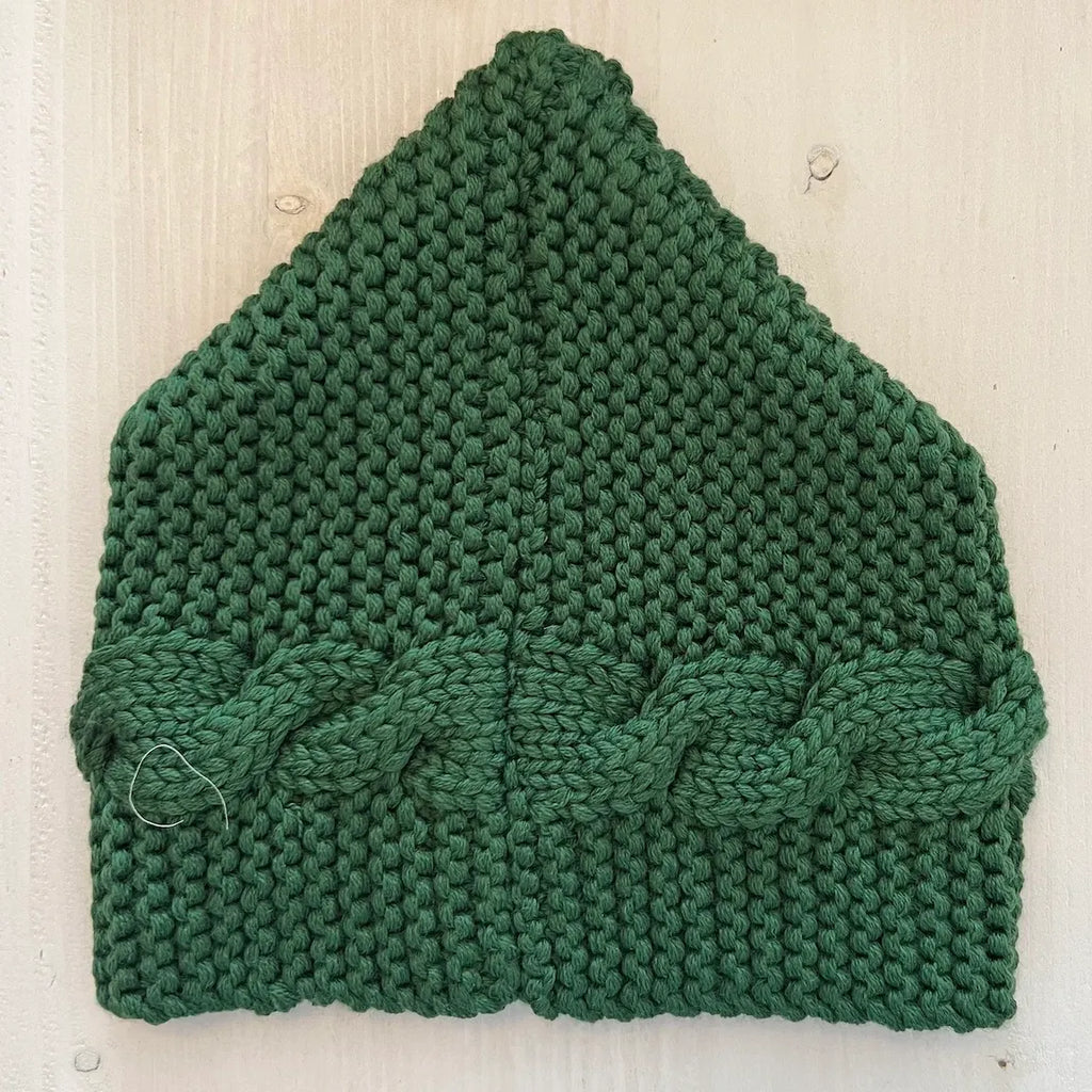 Wool Cable Knit Beanie