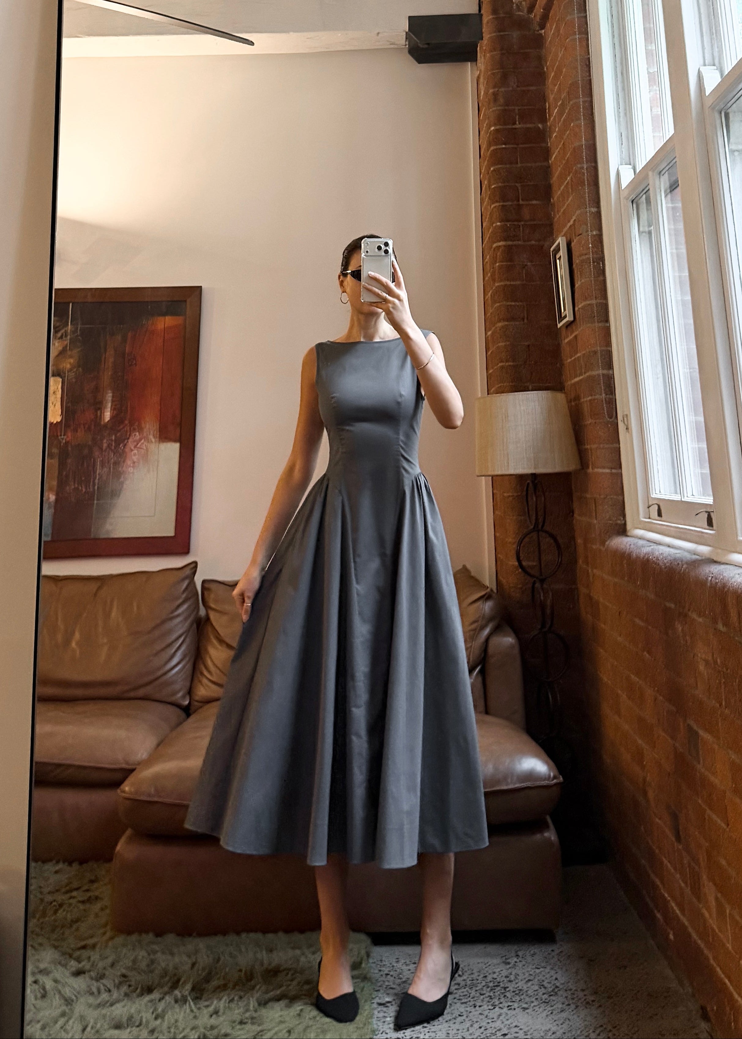 Jacqueline Dress - Stone
