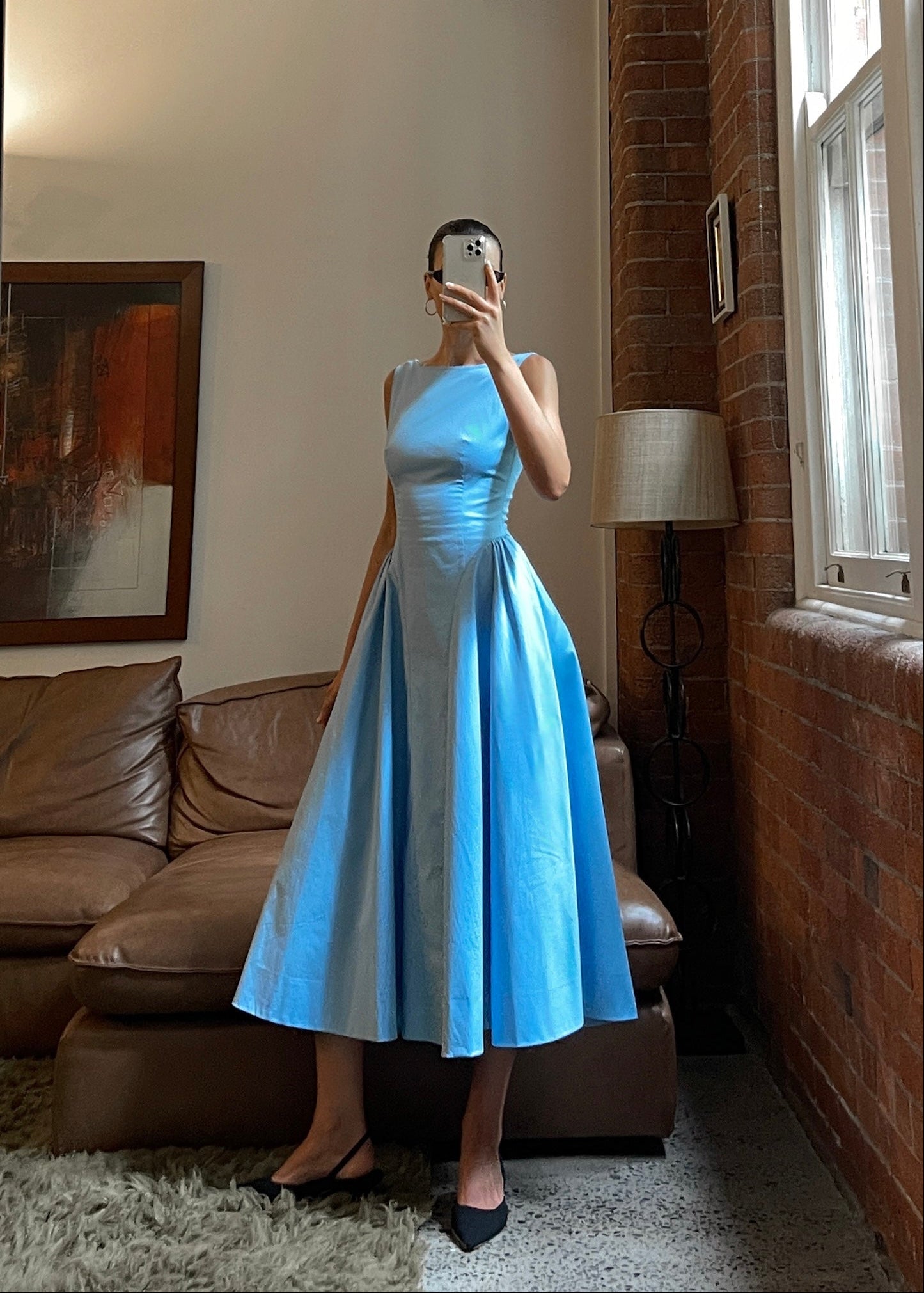 Jacqueline Dress - Sky