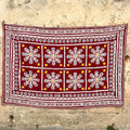 Indian Cutwork Embroidered Quilt new N. 10