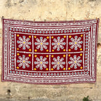 Indian Cutwork Embroidered Quilt new N. 10