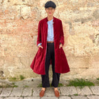 The Tulsi Velvet Riding Coat