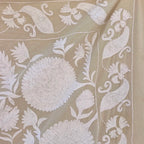 Plain White Double Suzani
