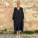 Runaway Bicycle Big Silk Dress