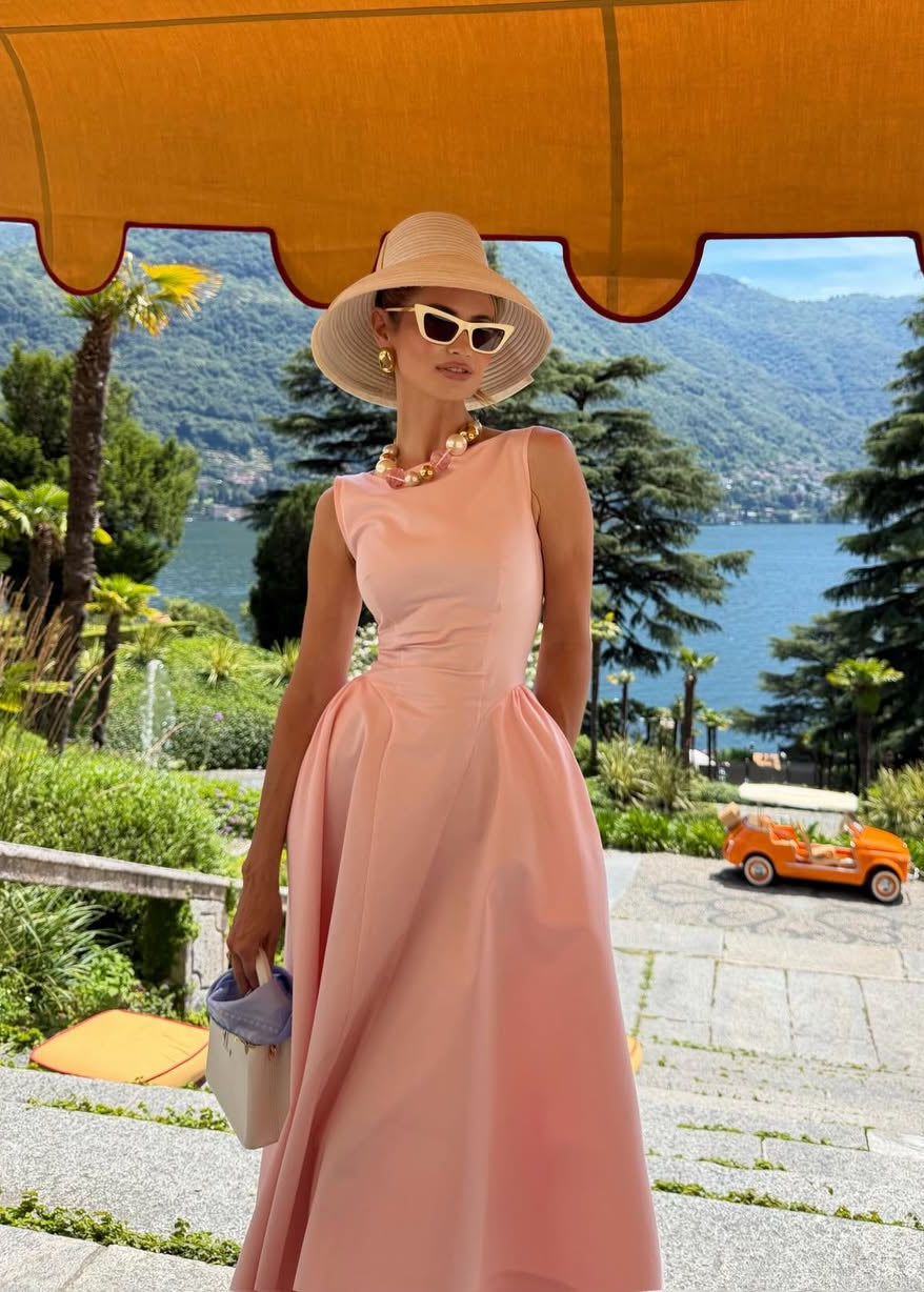 Jacqueline Dress - Ballet Pink