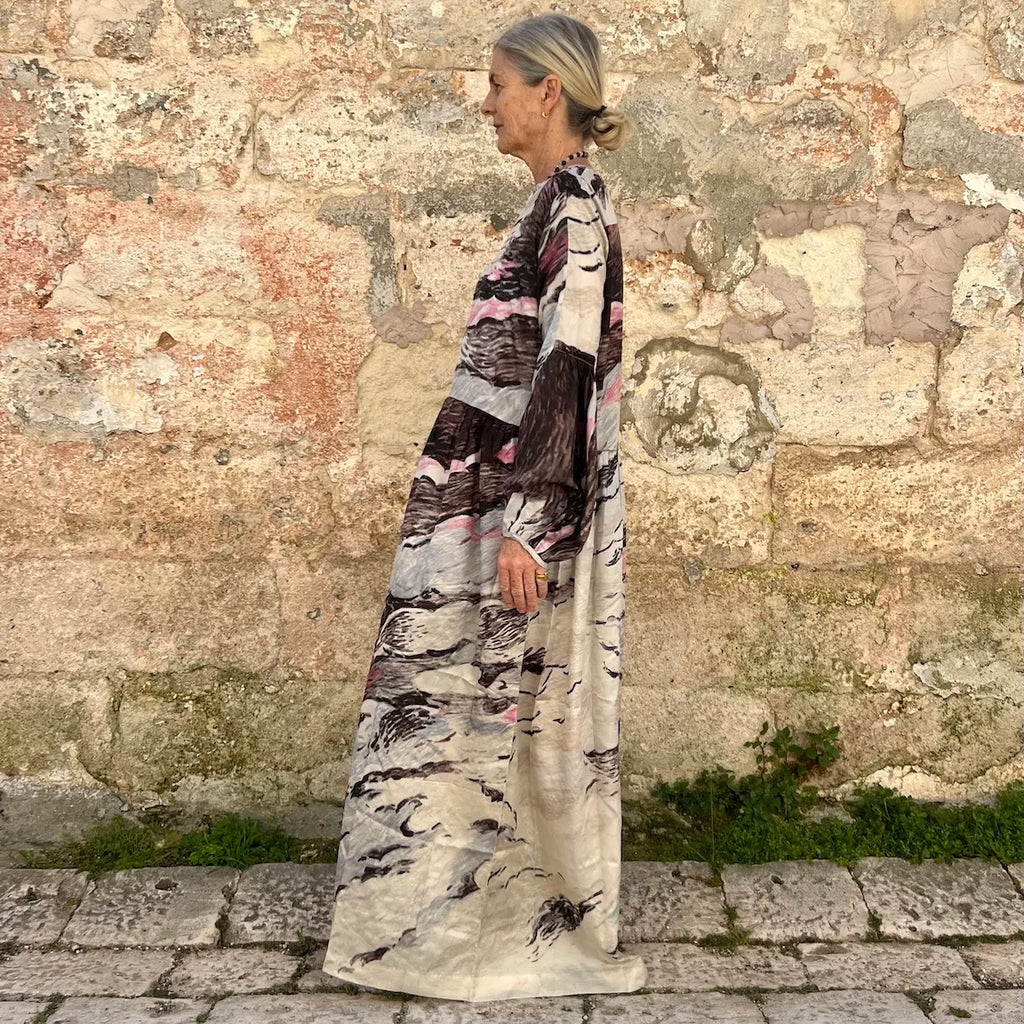 Antonella Silk Oversized Dress by Runaway Bicycle for
