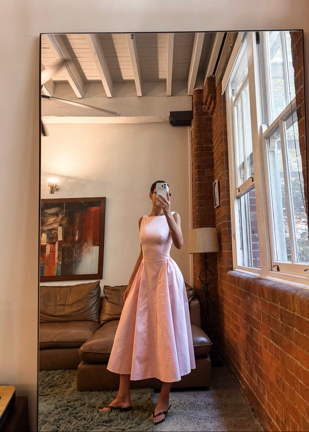 Jacqueline Dress - Ballet Pink