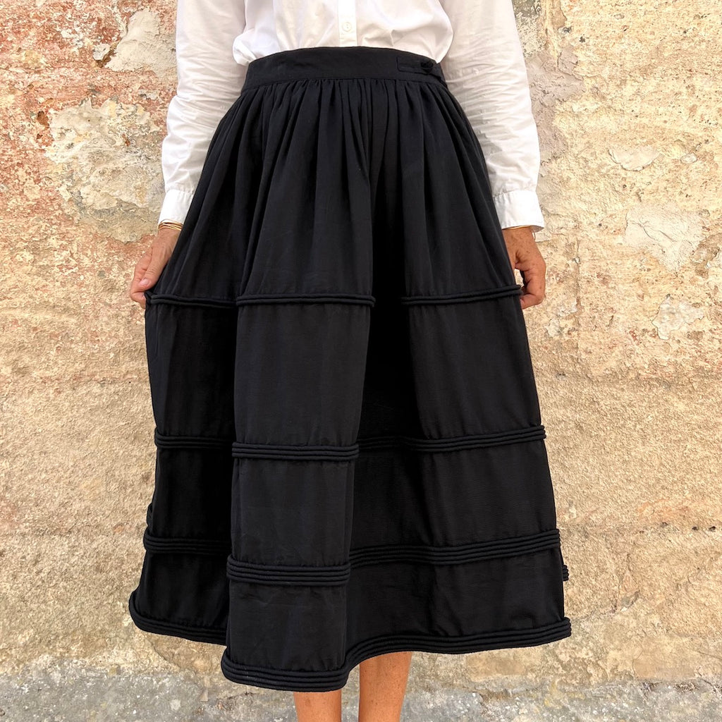 Runaway Bicycle Cotton Corded Skirt