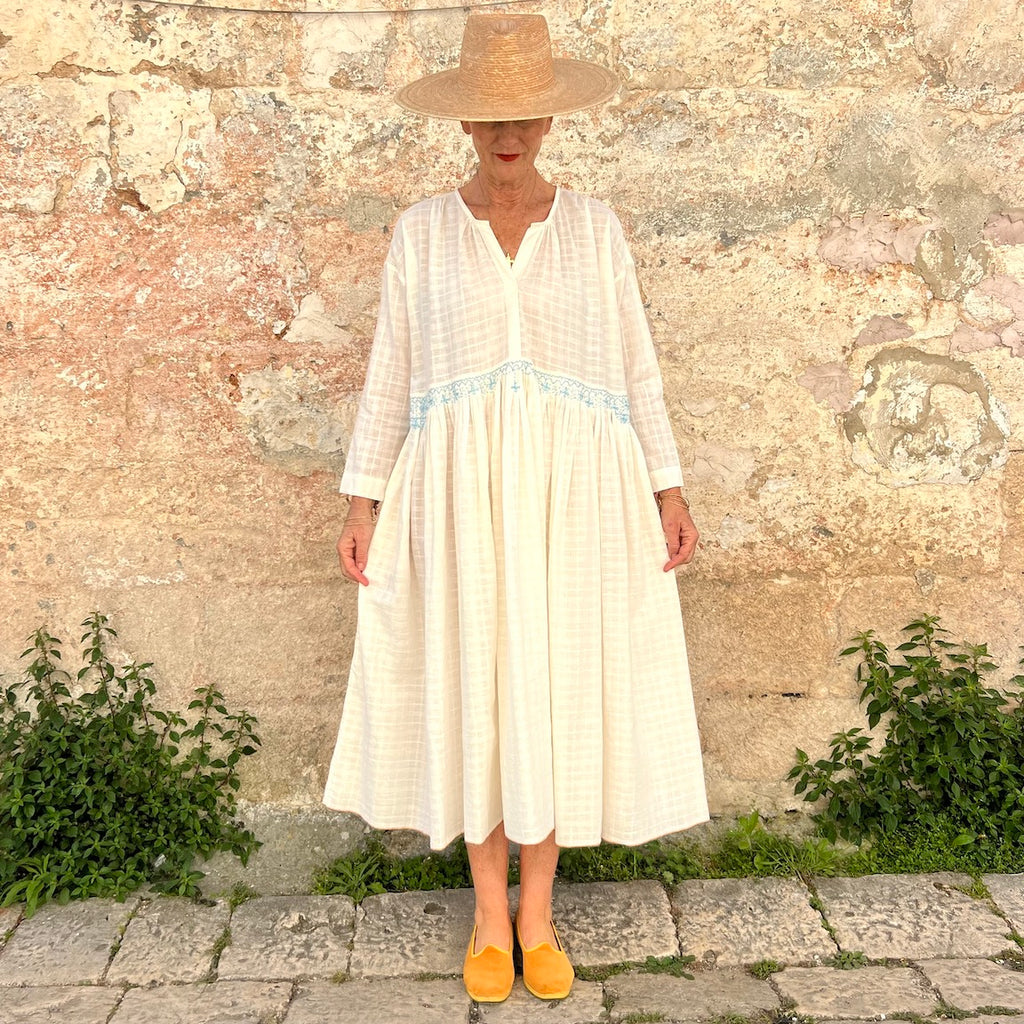 Runaway Bicycle Ana Embroidered Dress
