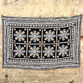 Indian Cutwork Embroidered Quilt new N. 8