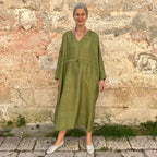 Runaway Bicycle Big Silk Dress