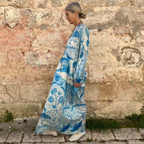 Antonella Silk Oversized Dress by Runaway Bicycle for