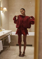 Estelle Dress - Cherry