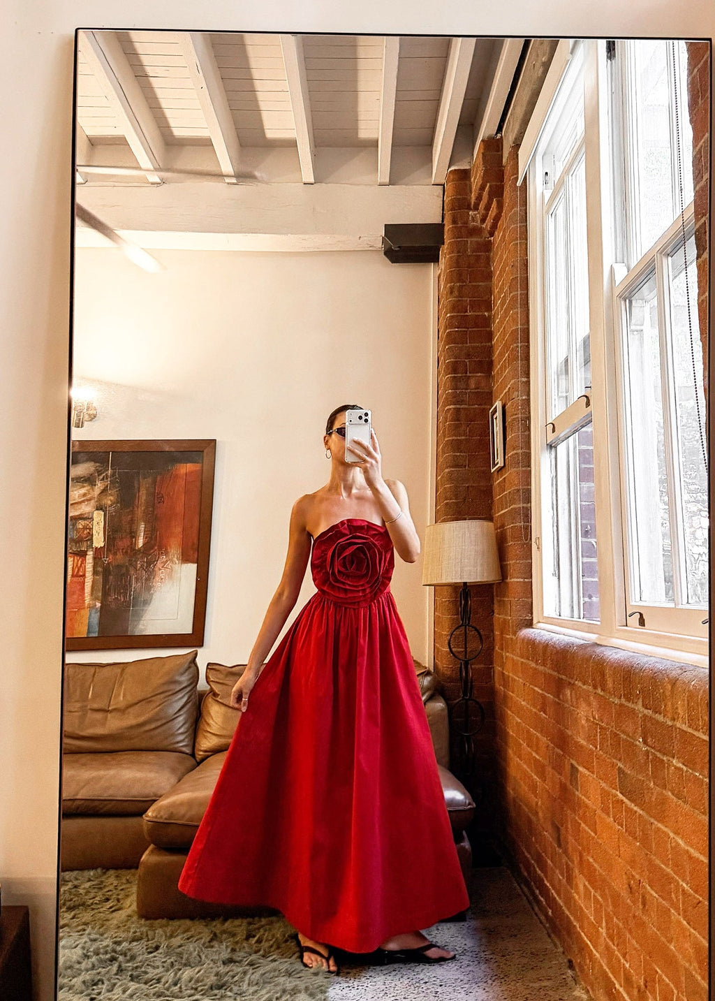 Verona Dress - Red