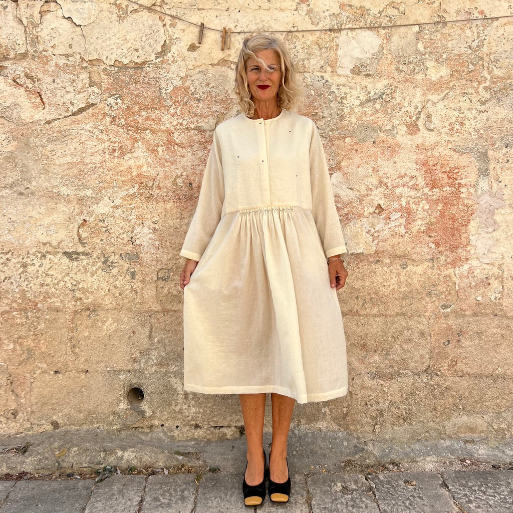 Runaway Bicycle Wool Dress