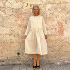 Runaway Bicycle Wool Dress