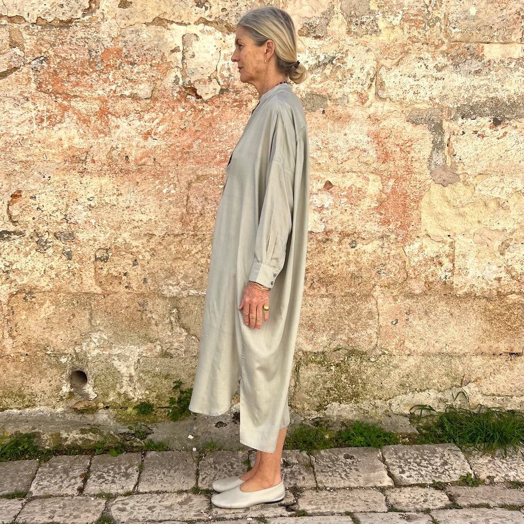 Runaway Bicycle Silk Dress 07