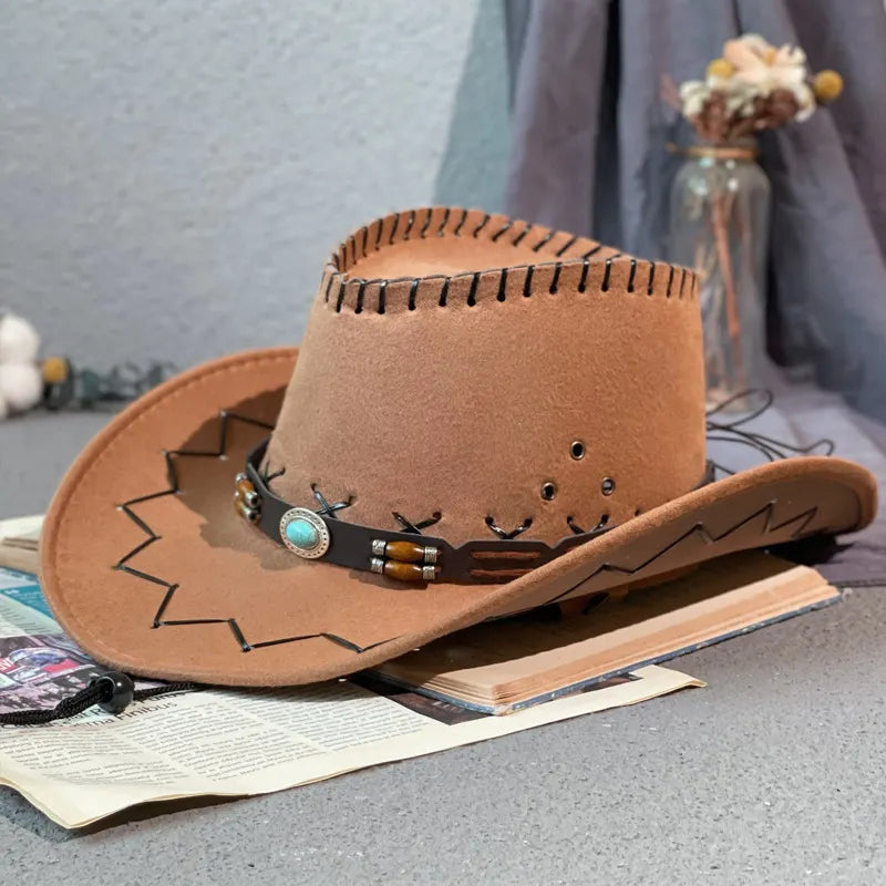 Vintage Outdoor Western Unisex Cowboy Hat