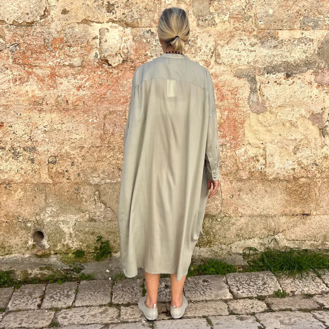 Runaway Bicycle Silk Dress 07