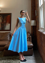 Jacqueline Dress - Sky