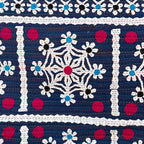Indian Cutwork Embroidered Quilt new N. 9