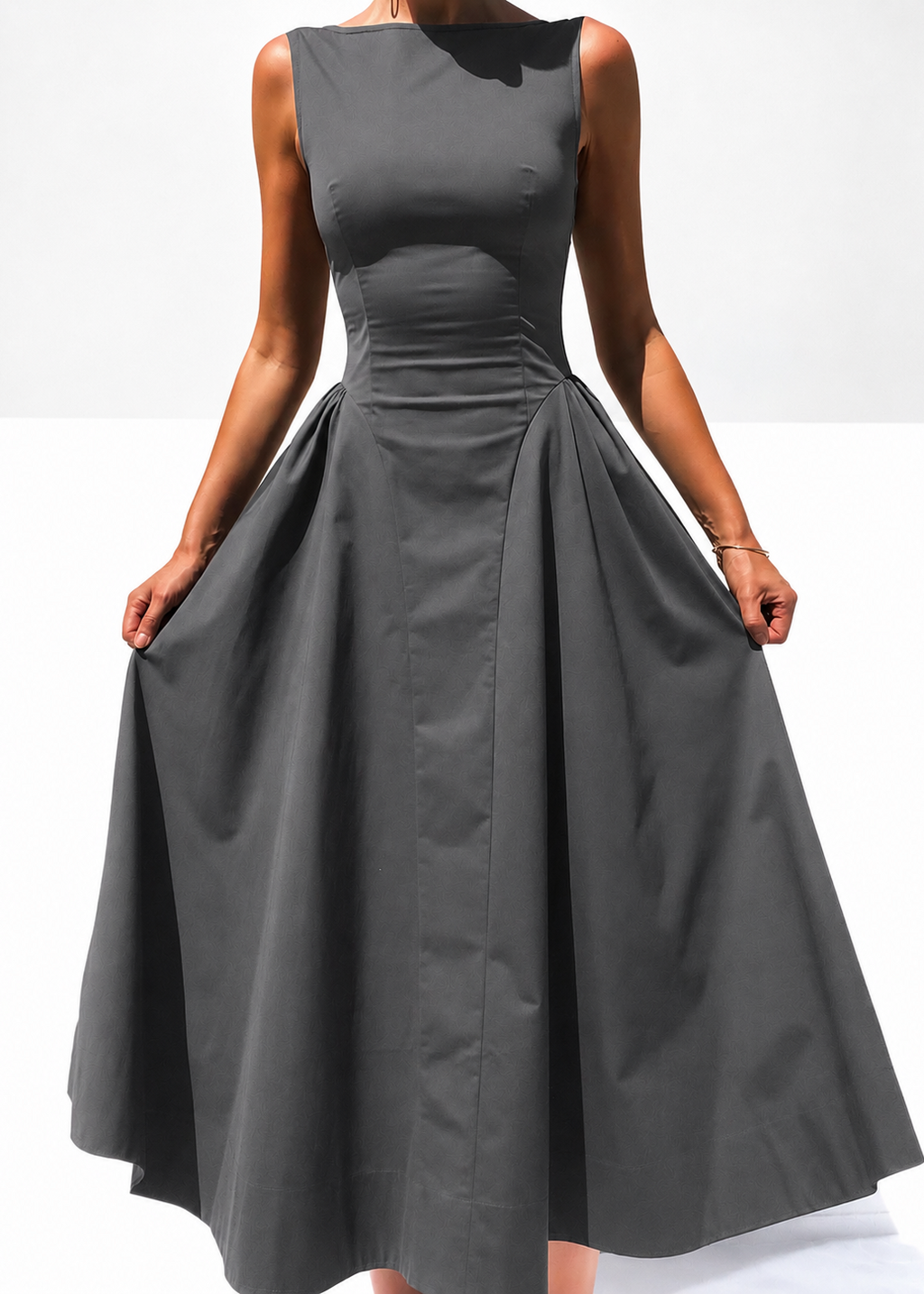 Jacqueline Dress - Stone