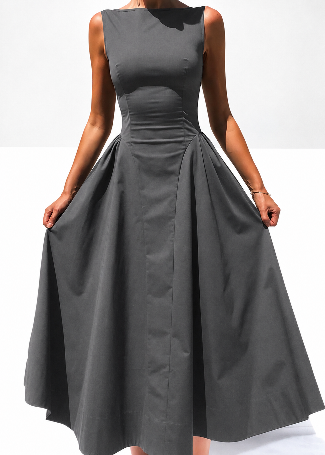 Jacqueline Dress - Stone