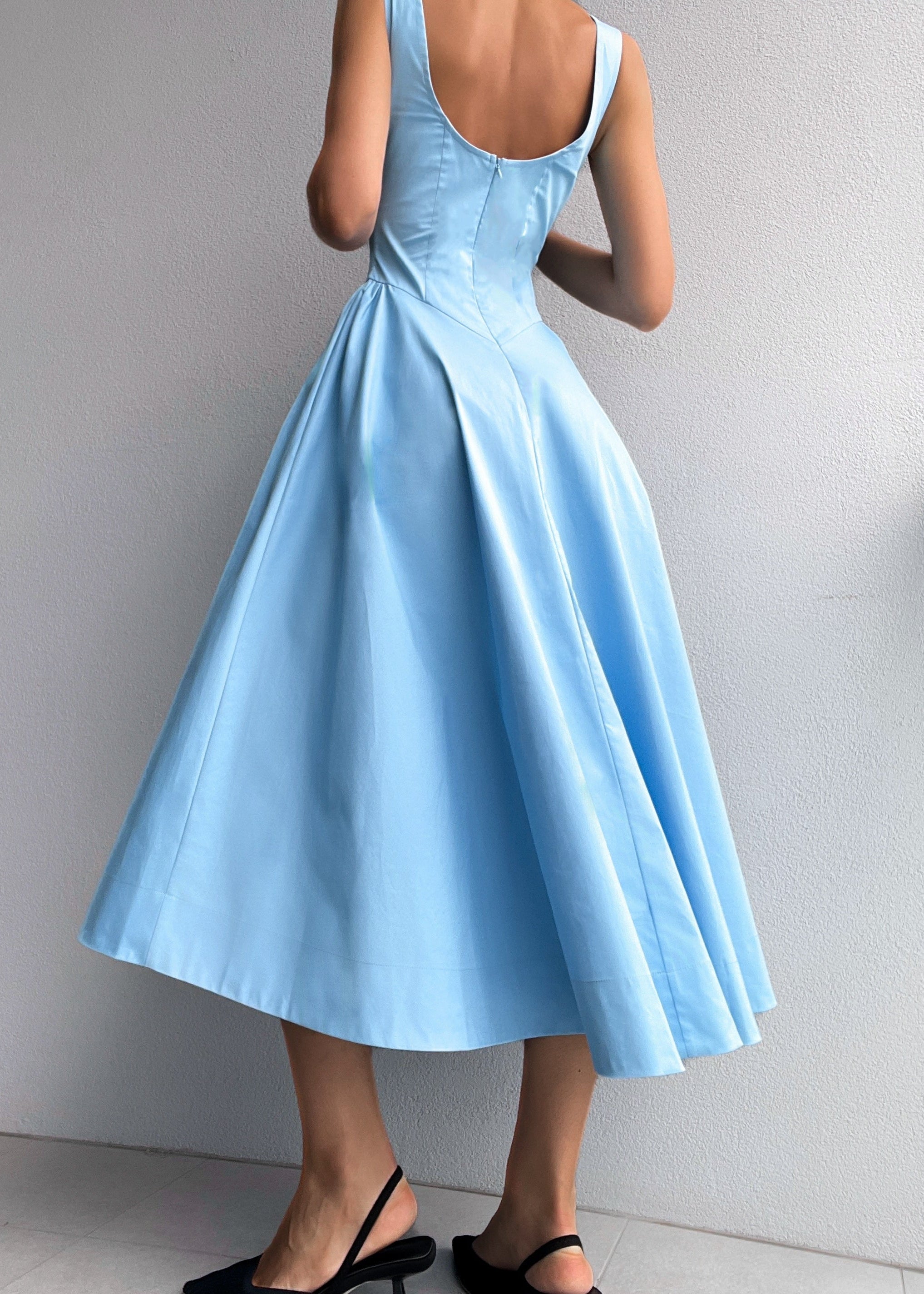 Jacqueline Dress - Sky