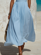 Bohemian Vacation Halter Neck Dress
