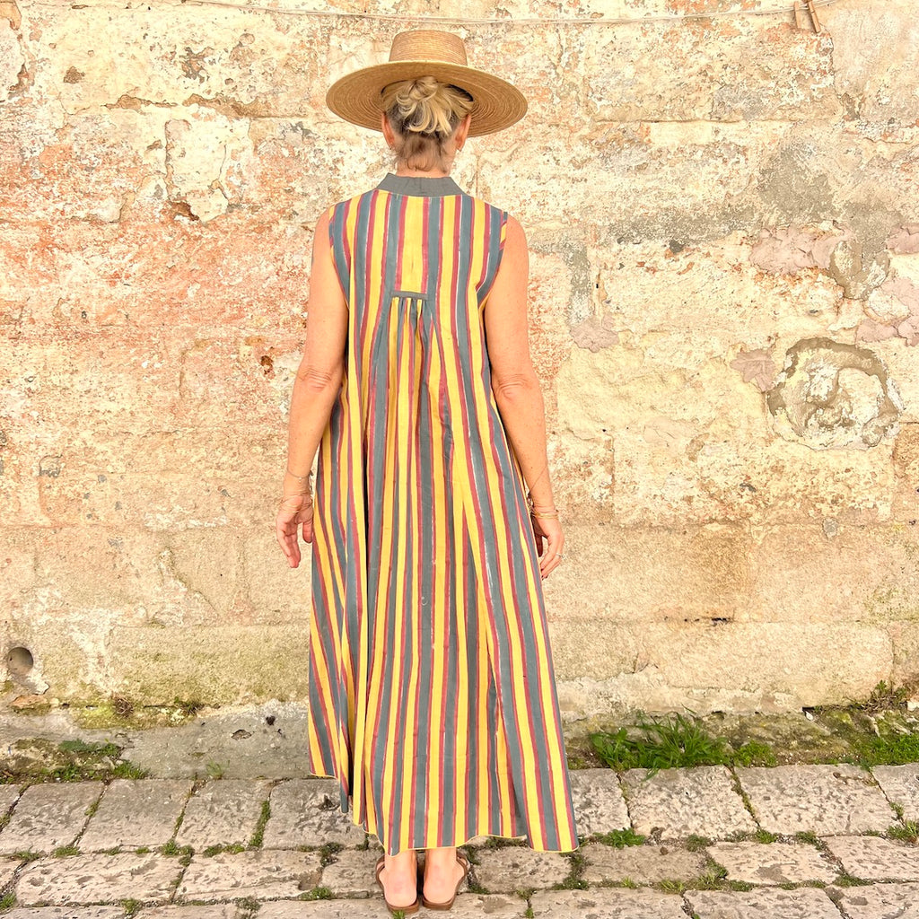 Cleo Sleeveless Cotton Dress