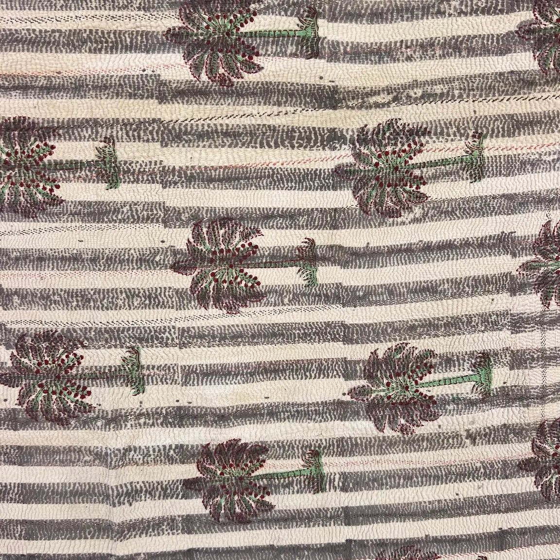 Palms and Grey Stripes