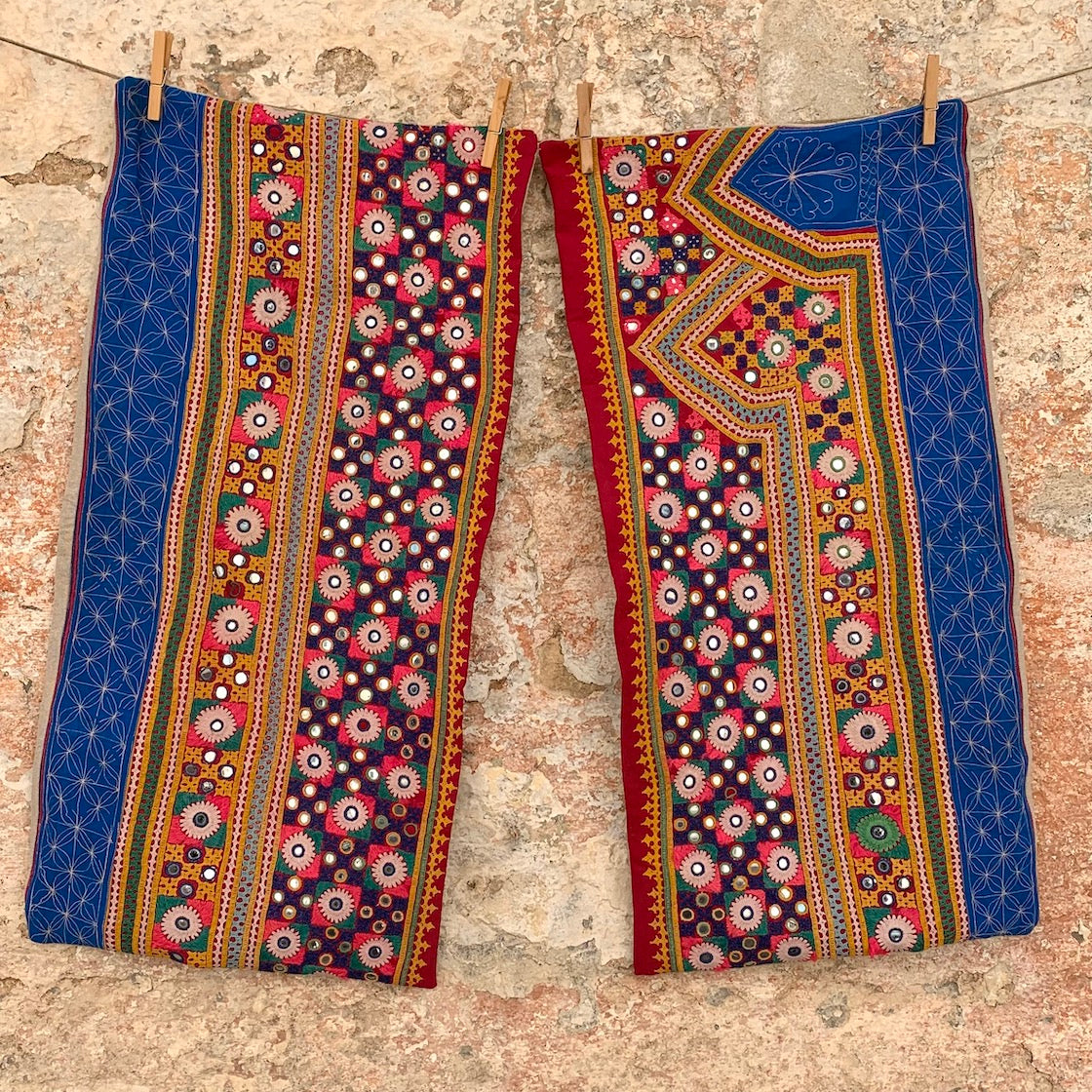 Vintage Gypsy Skirt Set of 2 Pillows N. 2
