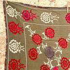 Antique Afghani Silk Thread Suzani N. 2