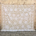 Plain White Double Suzani