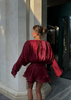 Estelle Dress - Cherry
