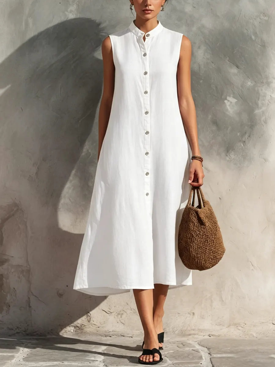 Women's Simple Sleeveless Dress